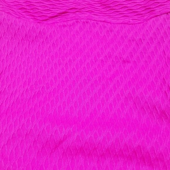 VINTAGE 90s Beach Bay Fuschia High Rise Swimsuit - Picture 5 of 11